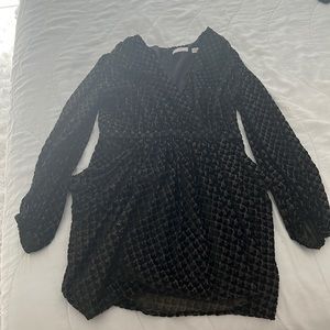 Sass & Bide Black Velvet Dress